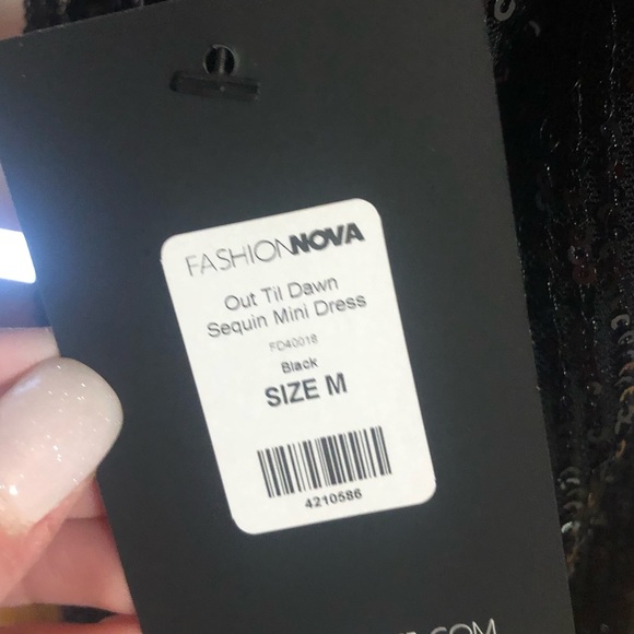 Fashion Nova Out Til Dawn Sequin Mini Dress - Picture 5 of 5